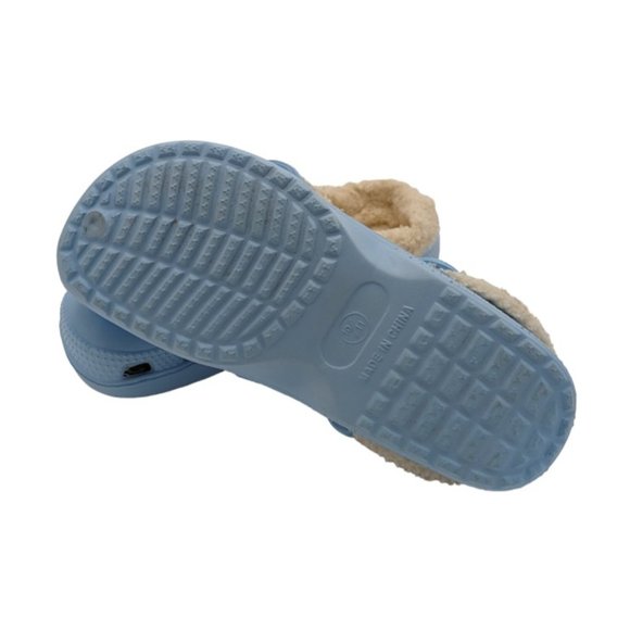 Women's Croc-Style Clogs Multi-Use Versatile Slippers Lightweight Unisex Fleece - Picture 7 of 8